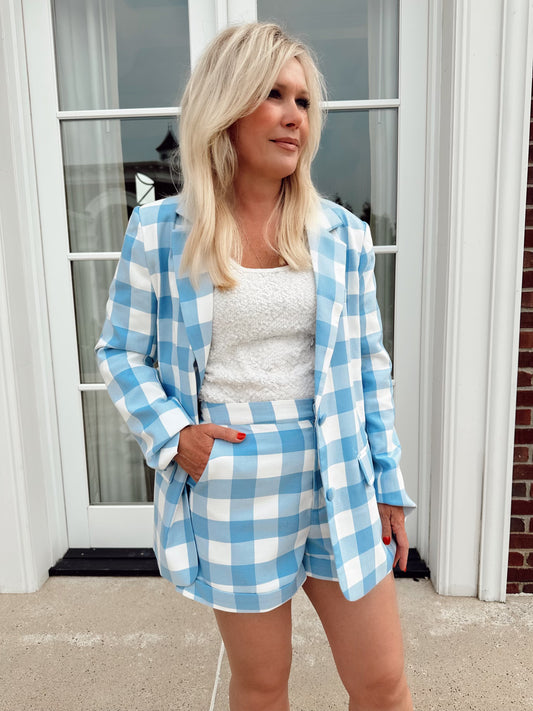 Gingham Shorts